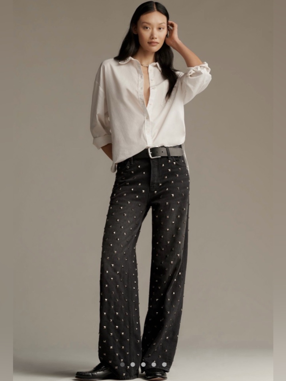 MOTHER The Studded Jeans